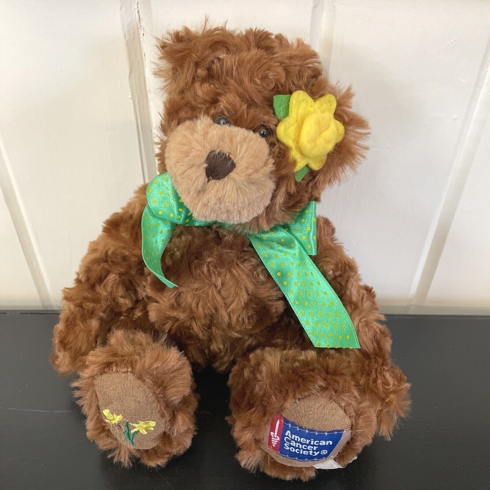 Collectible Boyds Plush 9" Bear 2012 Special Edition American Cancer Society